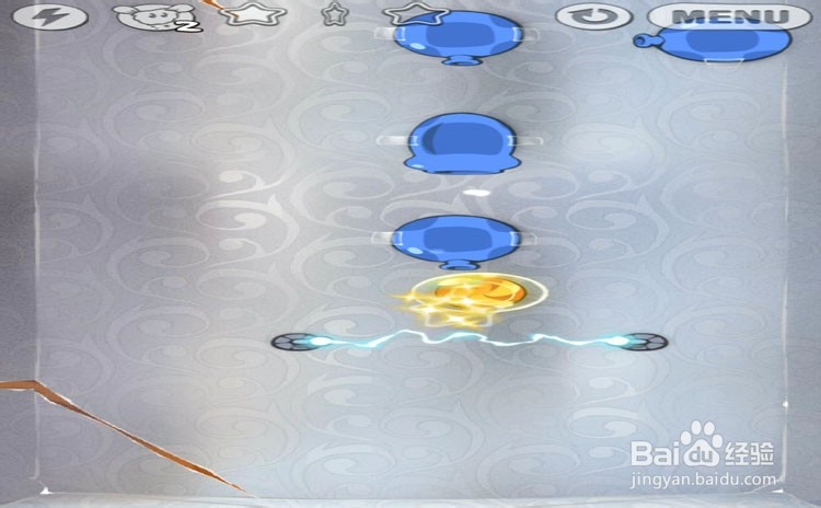 手机游戏割绳子level3-25、level4-1三星攻略