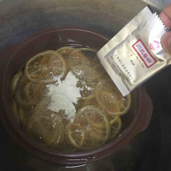 川贝柠檬陈皮膏