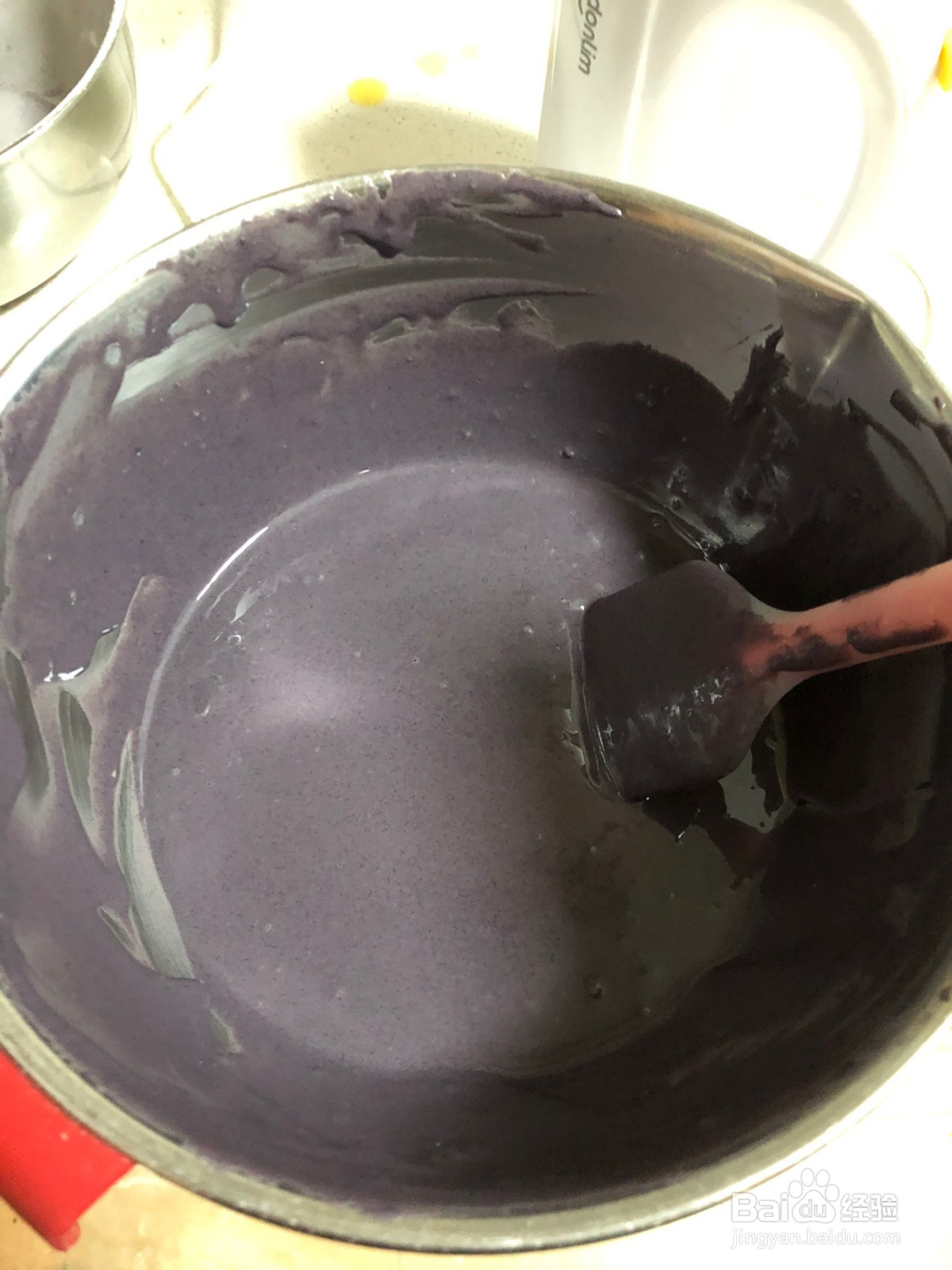 桂花黑米糕的做法