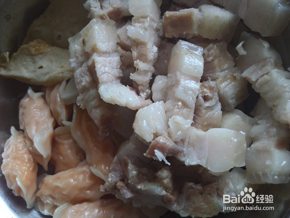 肉酱卷凉拌虾饺肉