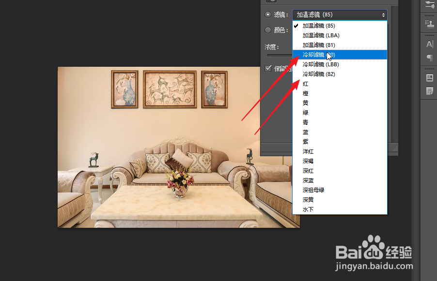 ps怎么利用照片滤镜进行白平衡的设置？