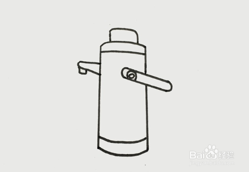 暖水瓶怎么画
