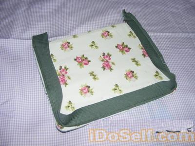 蝴蝶结长款布艺钱包的制作教程