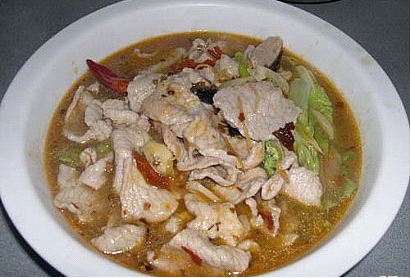 川味水煮肉片的做法