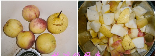 不受欢迎的水果怎么办——蜜桃雪梨银耳糖水