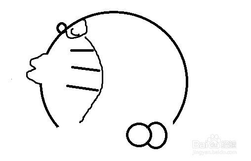 哆啦A梦简笔画怎么画？