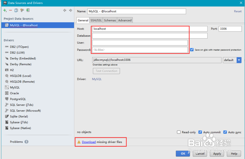 phpstorm查看mysql数据库