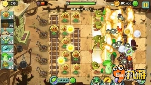 【图文】安卓ios《植物大战僵尸2》狂野西部第一