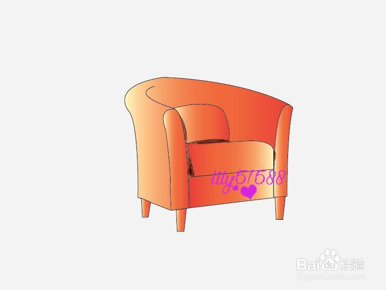 怎样用简笔画沙发