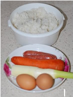 剩米饭华丽变身【香肠蛋炒饭】