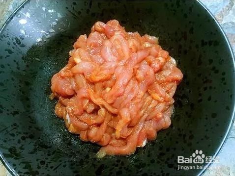美味香菜炒肉丝