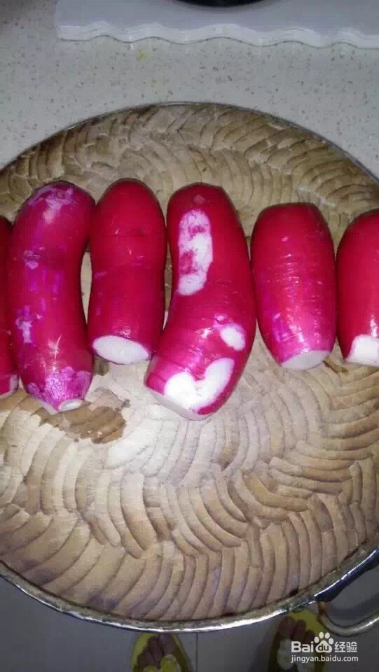 王嬢嬢私厨-胭脂泡菜萝卜