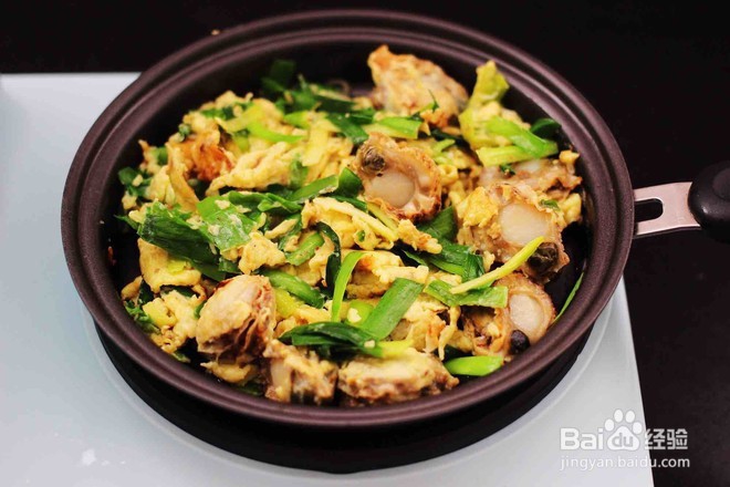 扇贝炒鸡蛋怎么做