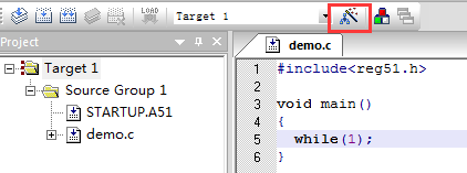 如何用keil c51建立C51工程并配置设置
