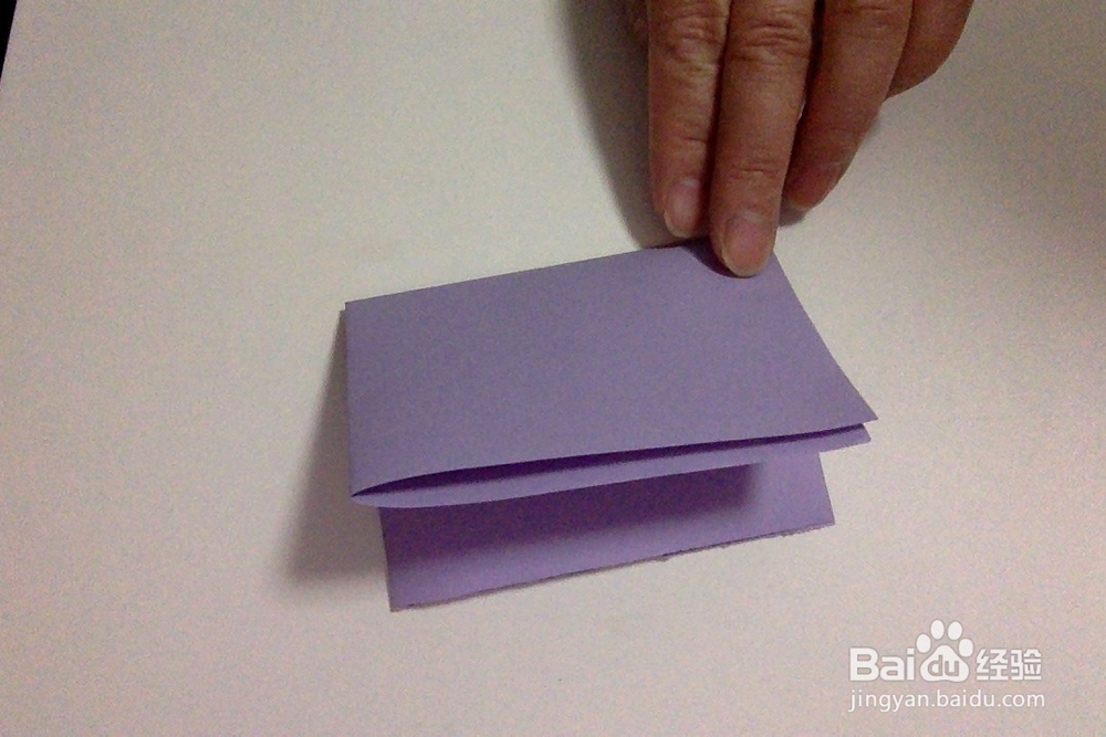 手工折纸 儿童简易折纸垃圾盒子 方盒 双耳盒