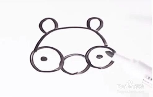 伴儿成长简笔画系列-怎样画卡通老鼠简笔画