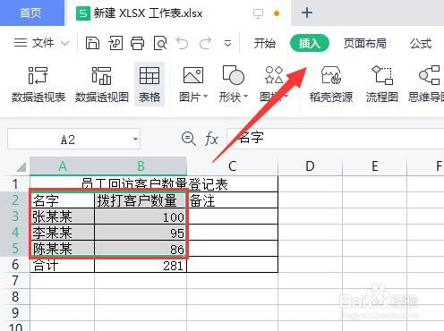 Excel表中怎么插入数据透视表