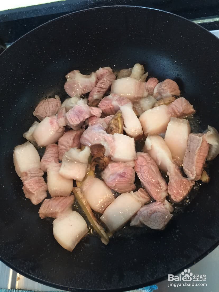 暖心笋干烤肉的做法