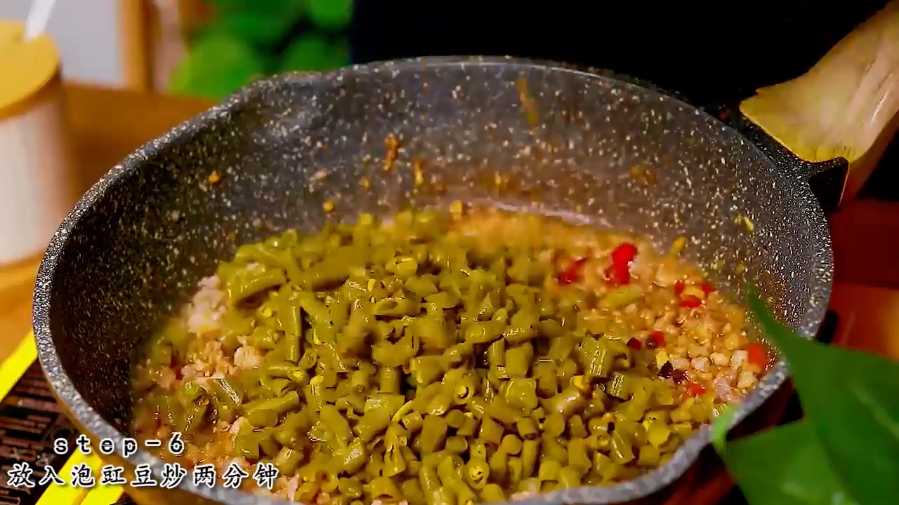 怎样做肉沫炒泡豇豆