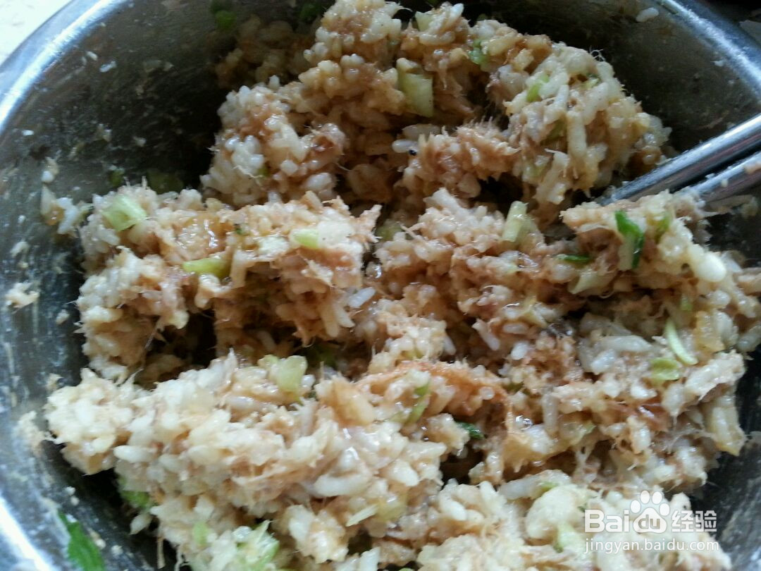 香米腊肉卷 的做法