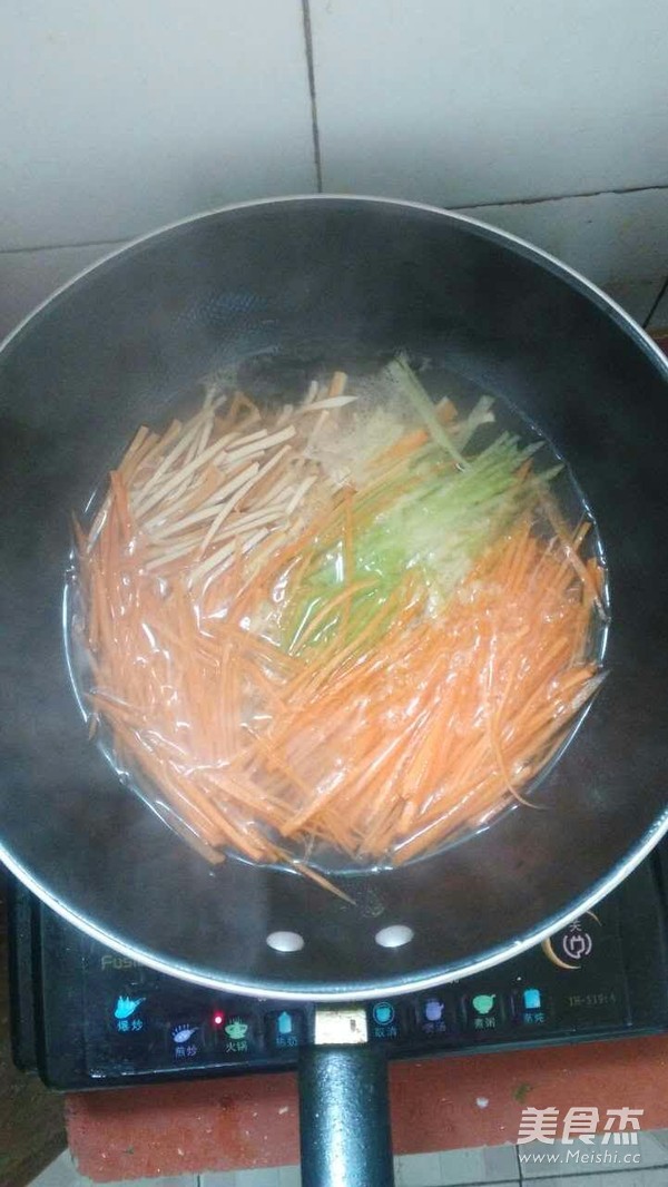凉拌三丝的做法