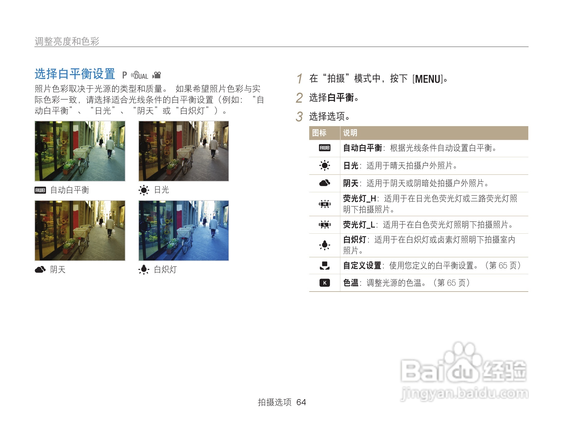 三星WB101数码相机说明书:[7]