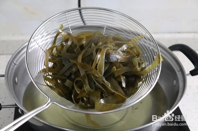 超开胃凉拌海带丝