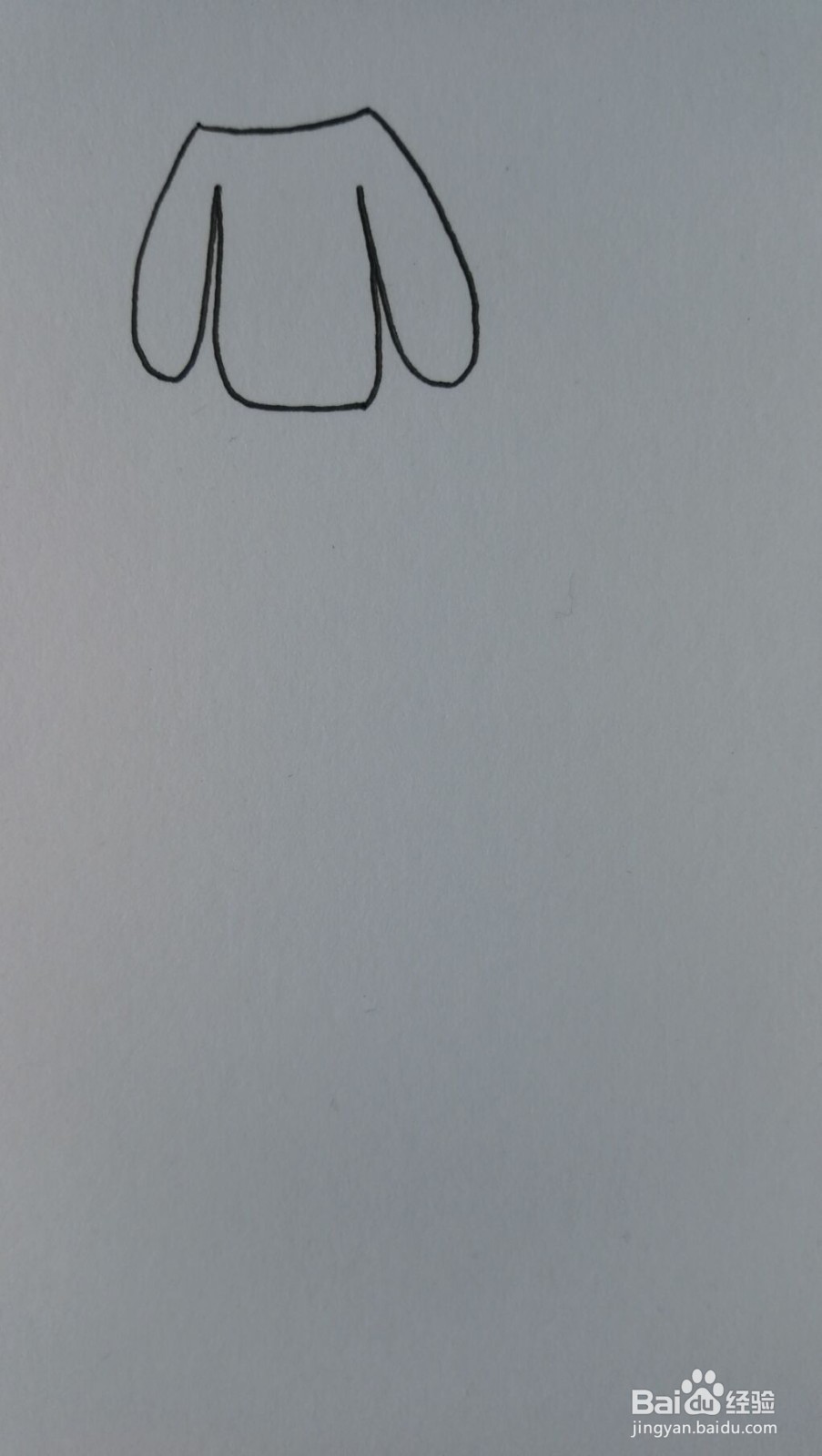 衣服的简笔画之画法二十四