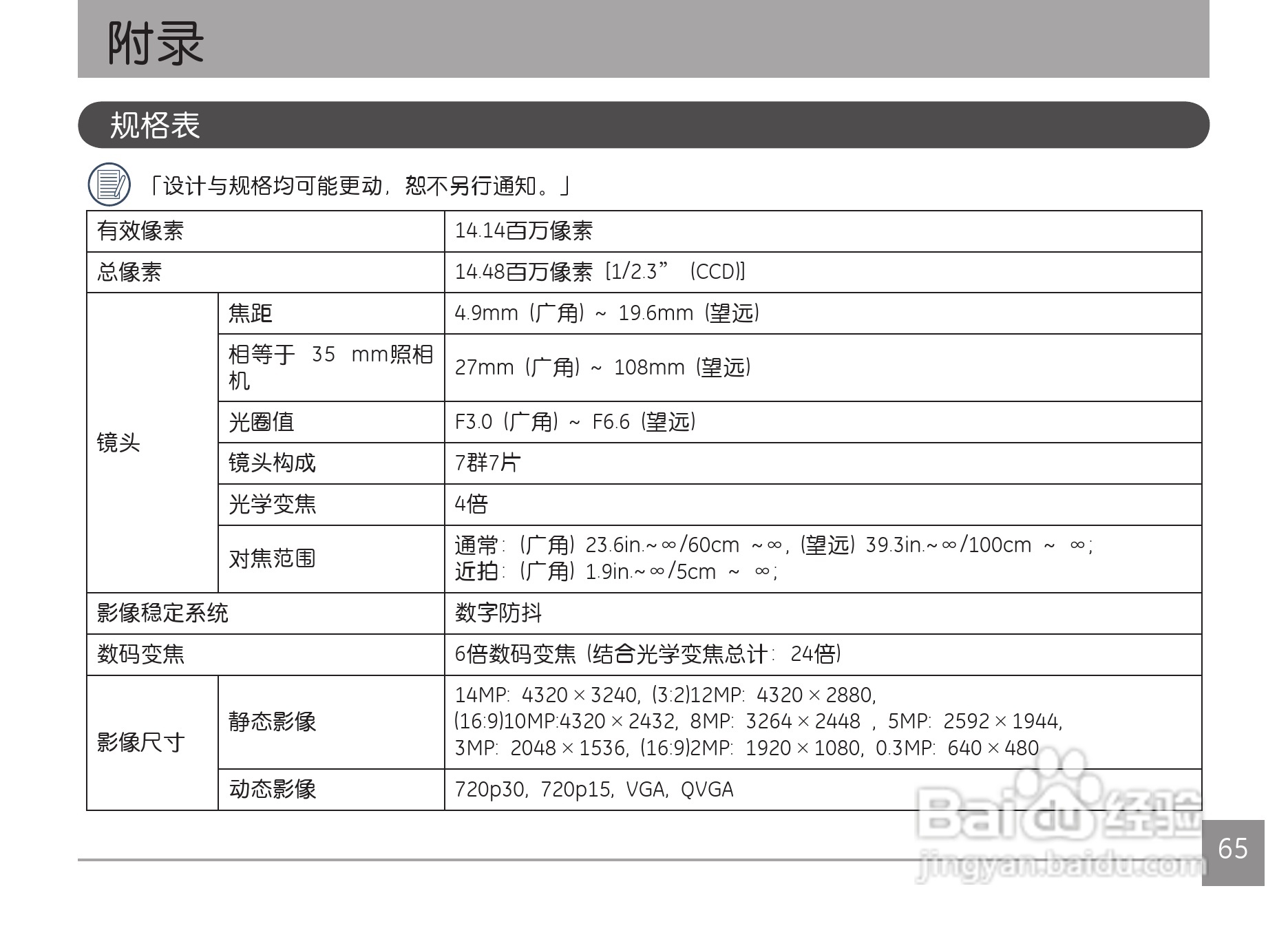 GE通用 C1440W数码相机说明书:[7]