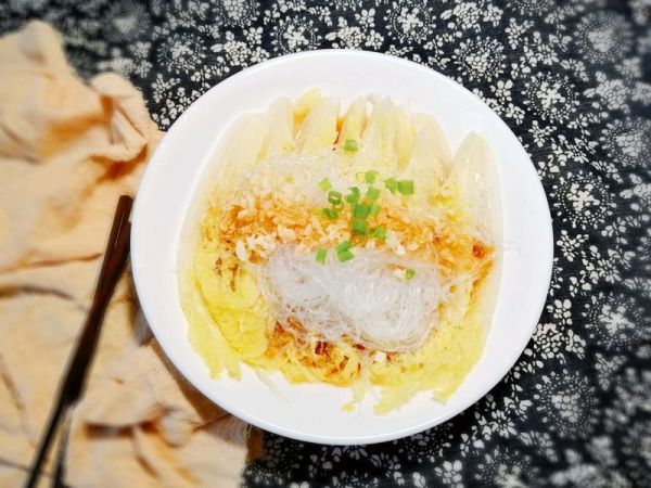 快手蒜蓉粉丝娃娃菜