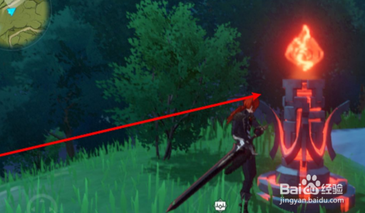 原神奔狼岭四个石灯位置是哪里?