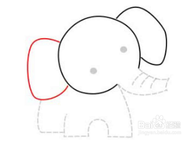 简笔画如何画大象