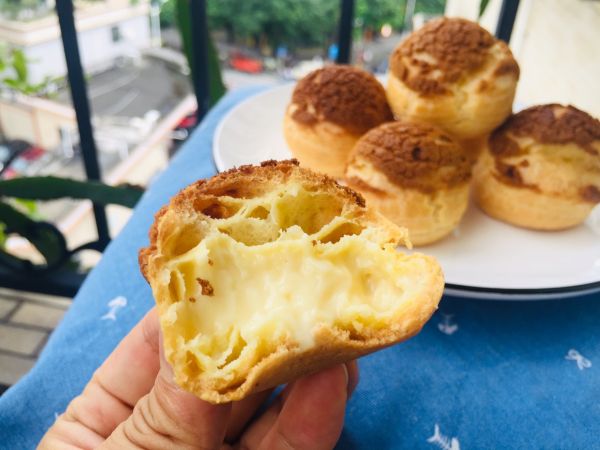 卡士达酱酥皮泡芙