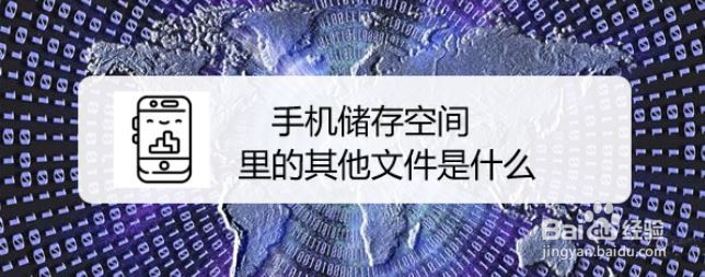 手机储存空间里的其他文件是什么