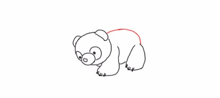 熊猫怎么画简笔画