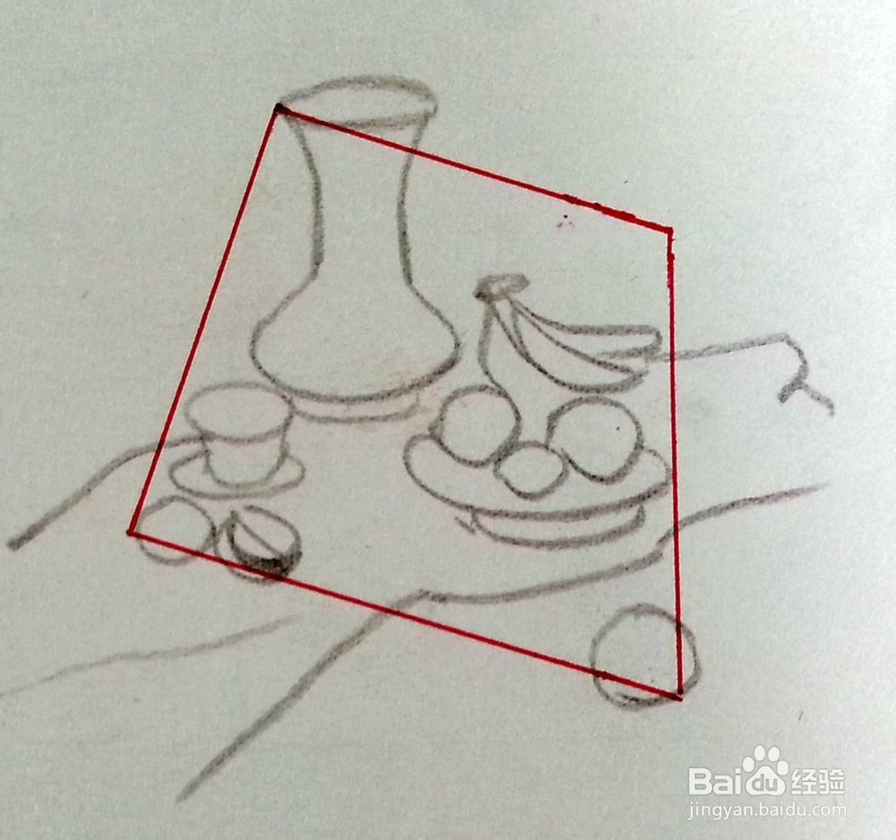 素描中常见的构图形式和错误构图