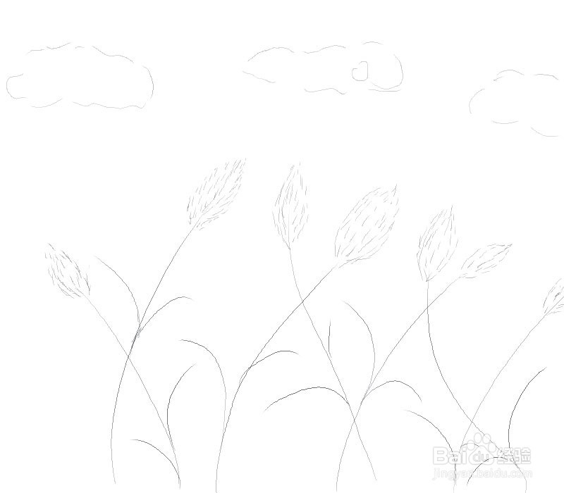 现代诗歌配插图简笔画