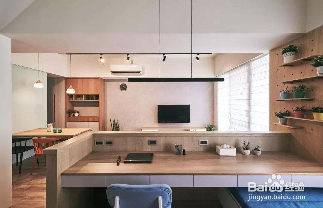 打造80㎡开放式原木风小窝!