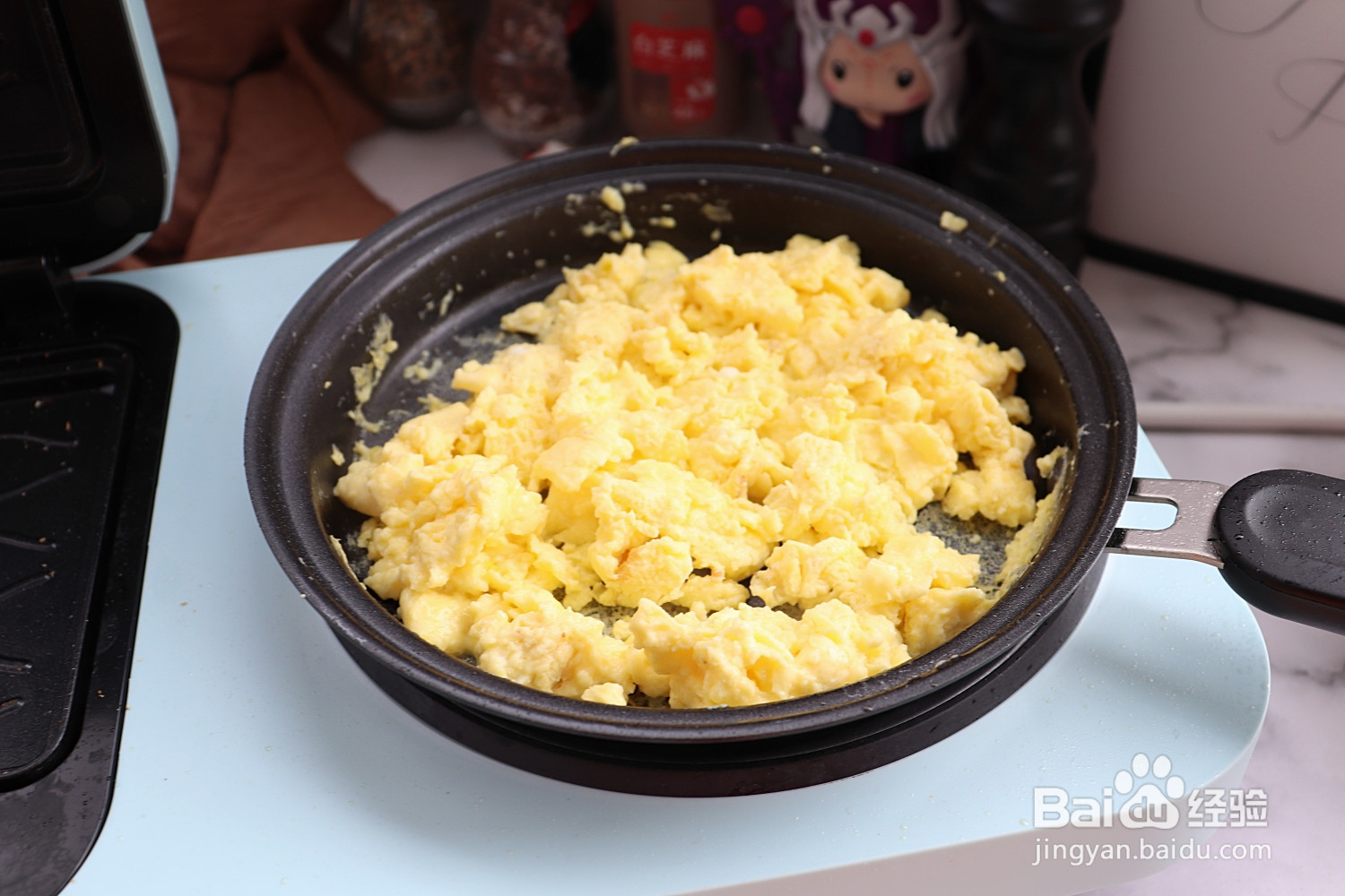 滑蛋芝士三明治的做法