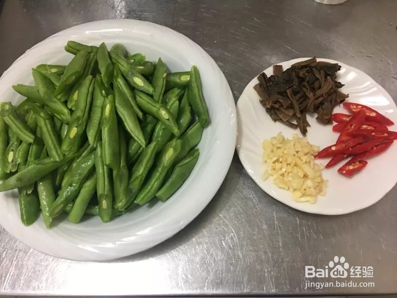 怎样做出家常菜系列之梅干菜炒四季豆