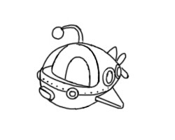 简笔画---怎么画海底小纵队的舰艇灯笼鱼艇