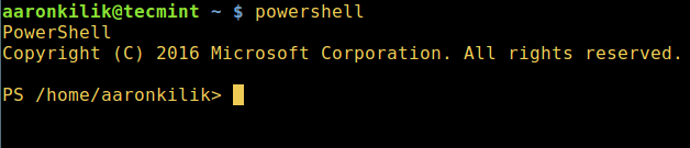 在 Linux 上安装 Powershell
