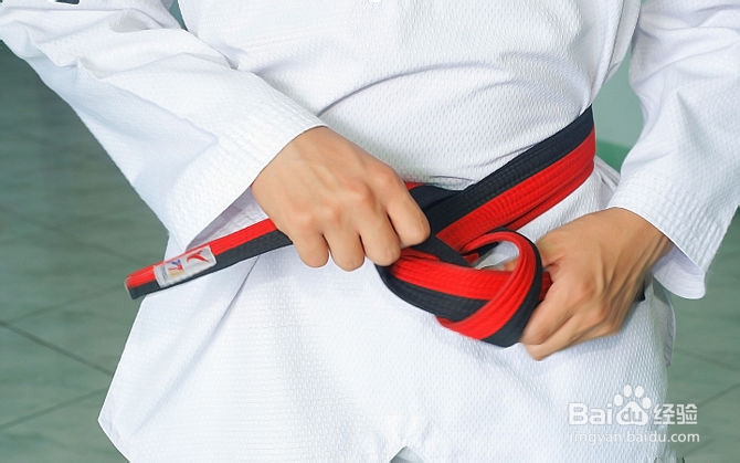 空手道腰带系法