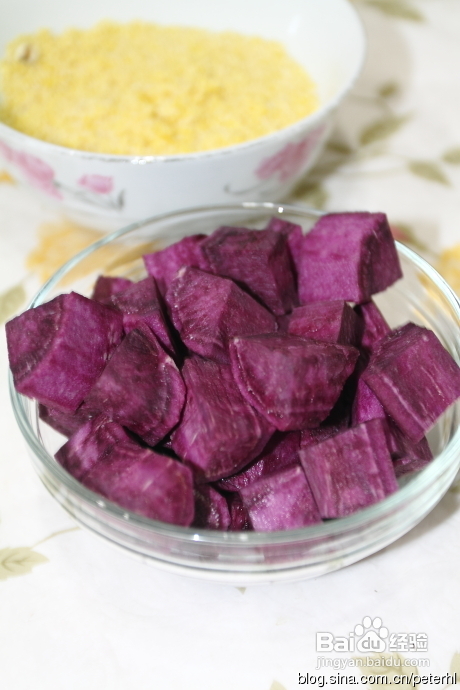 紫薯小米粥