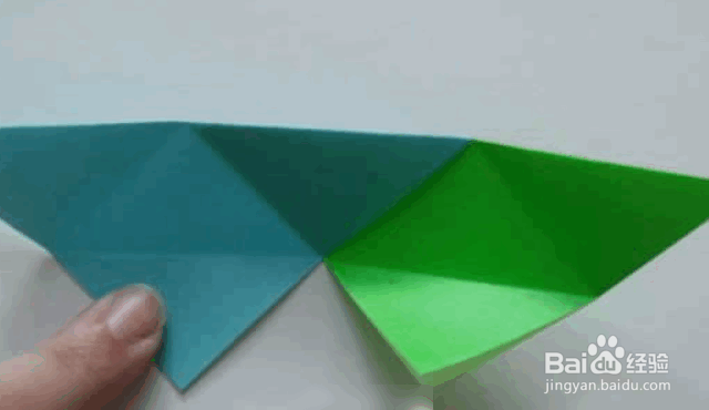 三角形收纳盒的简单折法