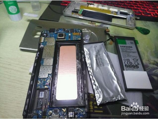 三星note5换电池教程