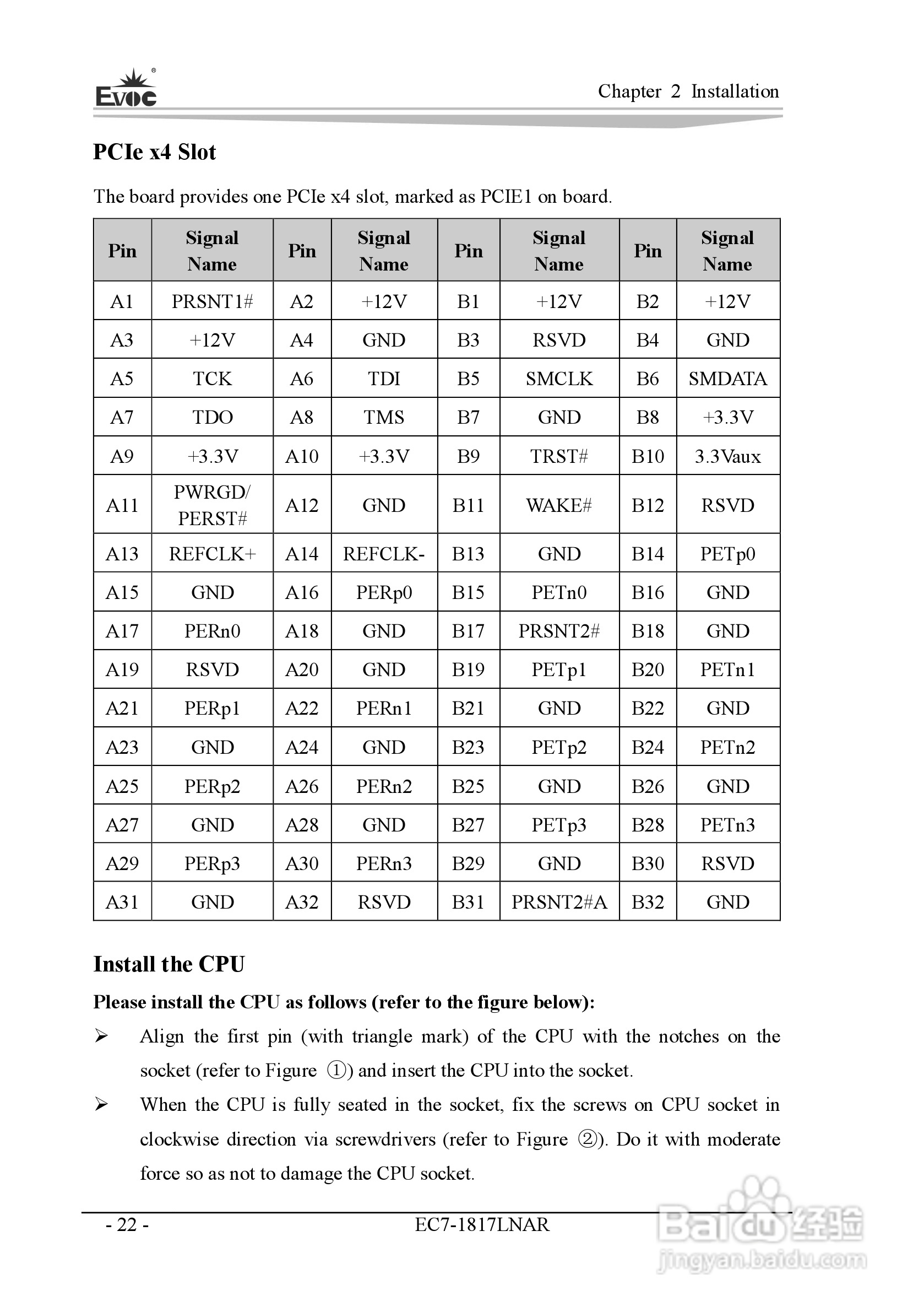 研祥Mini-ITX主板EC7-1817LNAR说明书:[9]