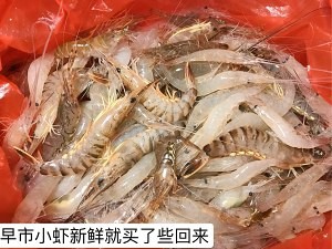 健康养生佳品韭菜炒小河虾