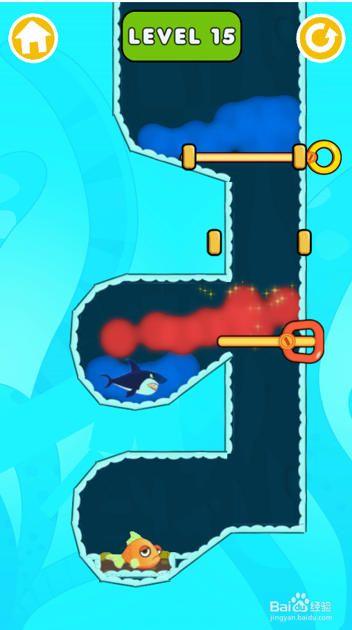 如何营救小金鱼（Level 15）