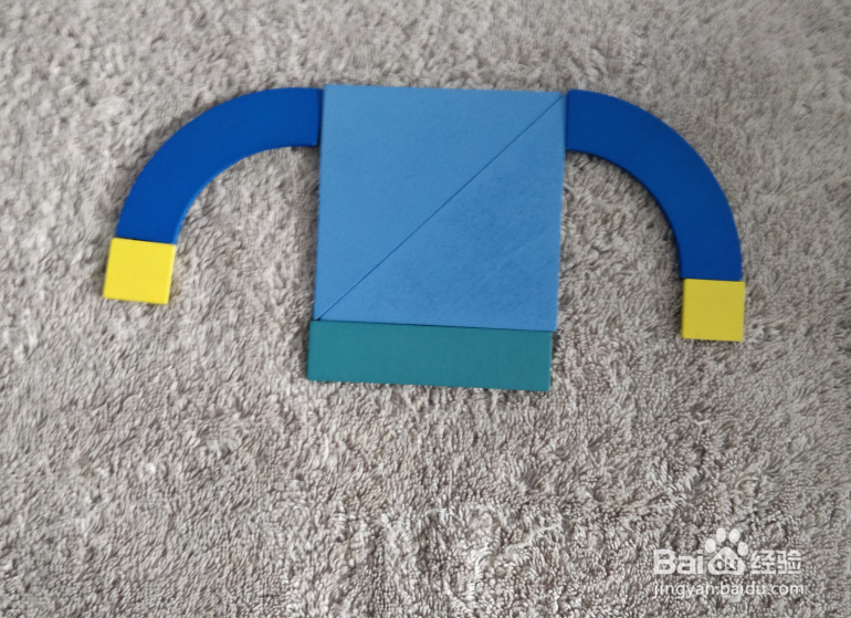 用蒙氏积木怎样拼一个人呢?（拼法11）